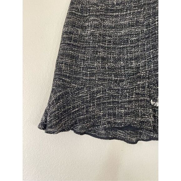 Nanette Lepore tweed linen and cotton knee length skirt size 2 - Picture 4 of 9
